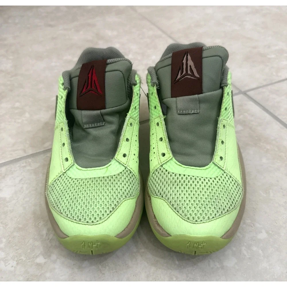 Nike Ja 1 Halloween Zombie NRG GS FV6097-300 Lime Blast Green Size Youth‎ 4.5Y